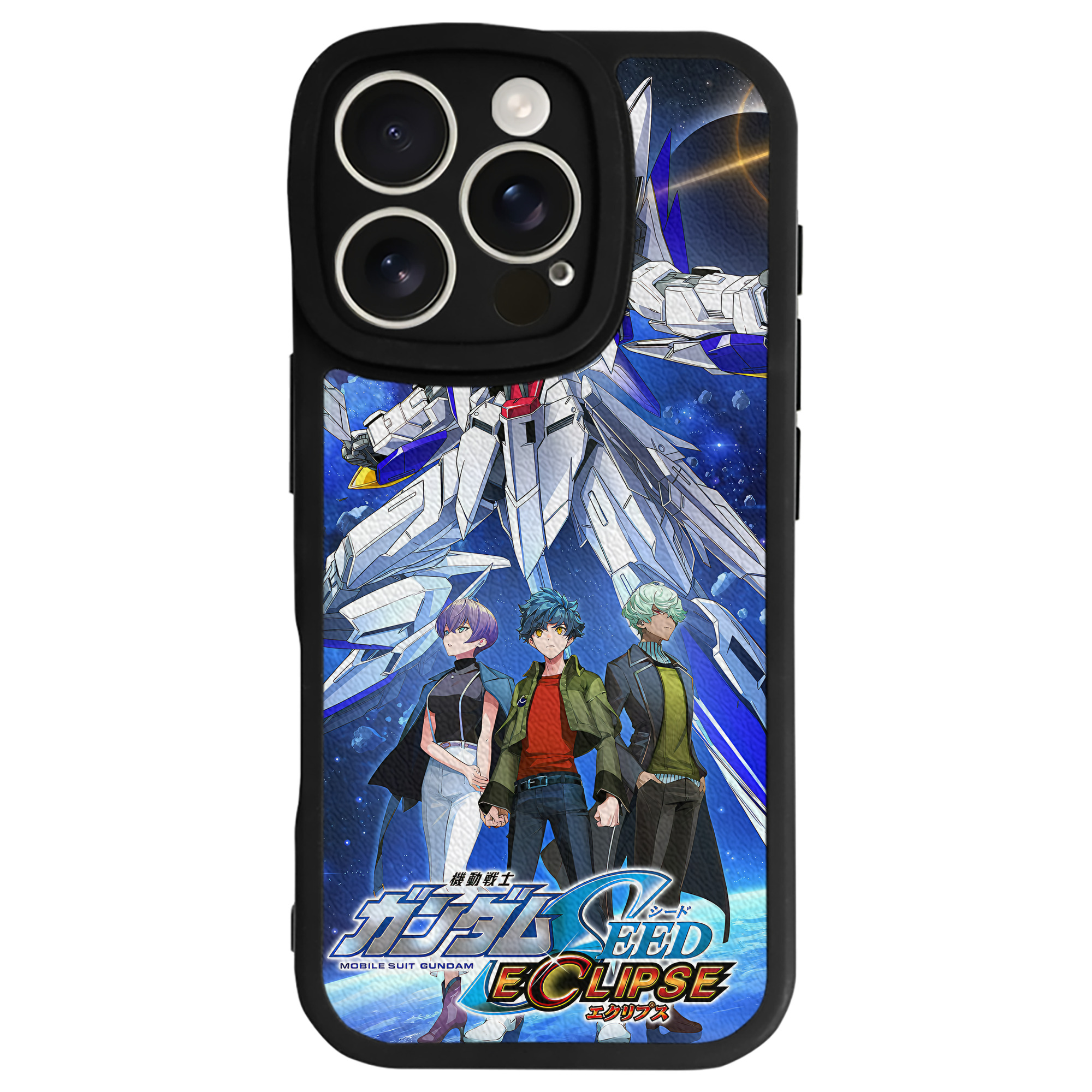 （画像用） 機動戦士ガンダム Mobile Suit Gundam 【iPhone 16シリーズ対応】シリコンスマホケース（レザー調） 材質：シリコン